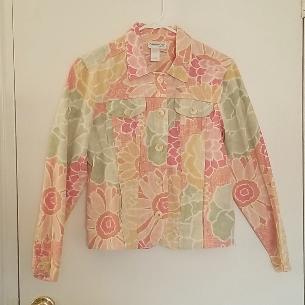 Pastel denim jacket
